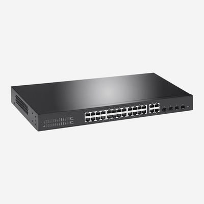 56Gbps Gigabit Easy Smart Switch 24 Ports 4 Combo Ports 4SFP