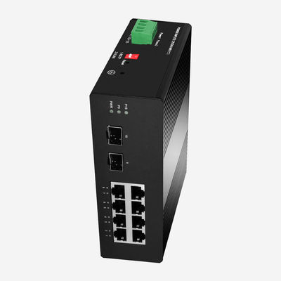 STP RSTP Industrial Gigabit Ethernet Switch 2 Gigabit PoE Switch IEEE802.3 Af/At