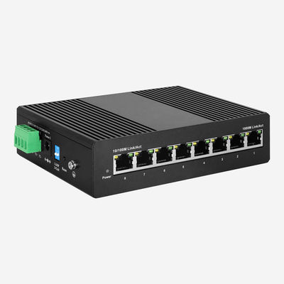 20Gbps Easy Smart Industrial Gigabit PoE Switch With 8 PoE RJ45 Ports