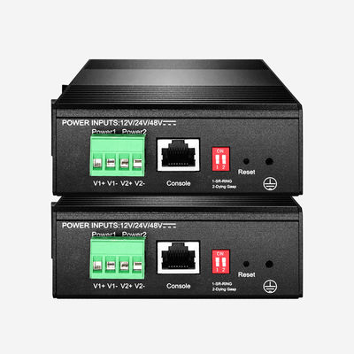 IPV4 IPV6 Layer 2 Plus Switch With 4 Gigabit RJ45 Ports 2 SFP Fiber Ports