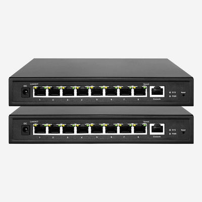 managed 2.5 Gigabit Switch With 8 PoE Ports Support IEEE 802.3at / 802.3af