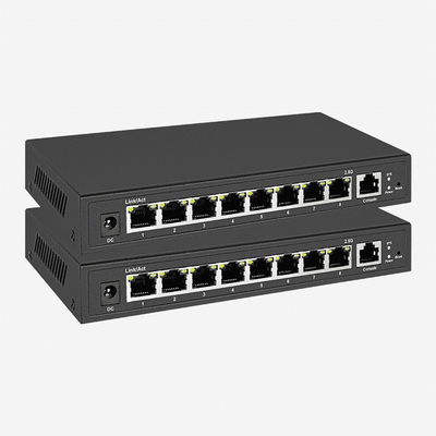 16K MAC Address Layer 3 8 Port 2.5Gbps Switch 1 Console Port IPv4/IPv6 Multiple VLANs