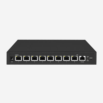 Managed 8 RJ45 10gb Layer 3 Switch With ACLs Security, QoS, 1 Console