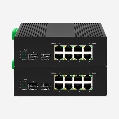 Gigabit Alarm Industrial Managed PoE Switch With EMC High Protection Level