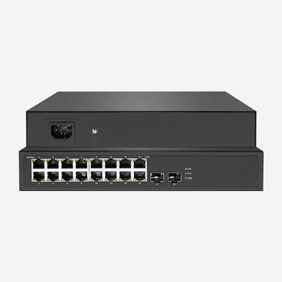 16 RJ45 2 10G SFP+ 2.5G Unmanaged Ethernet Switch With 10/100/1000/2500 Mbps Port Speed