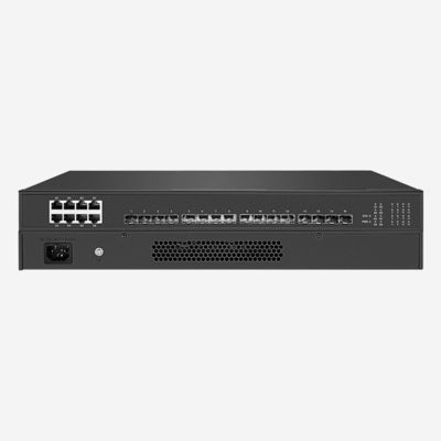 Gigabit 8 RJ45 And 16 SFP Internal Power Supply Ethernet Switch With Full Duplex And Auto Negotiation
