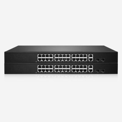 26-Port Gigabit And 100M Unmanaged Network Ethernet Switch With 2 Gigabit SFP