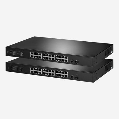 24 Port Internal Power Supply Unmanaged 2.5g Ethernet Switch With 160Gbps Switching Capacity
