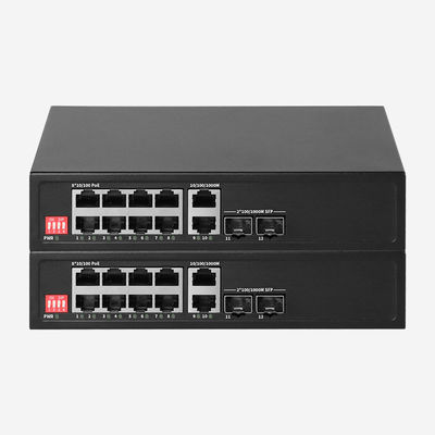Desktop 2-Fan Unmanaged Gigabit Ethernet Switch With Rack Mount