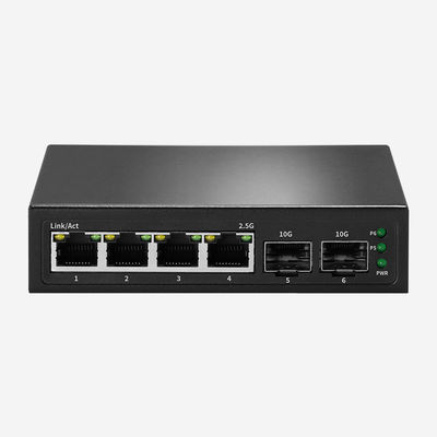 10/100/1000/2500 Mbps Port Speed Unmanaged Ethernet Switch With 2 10g SFP+ Slots