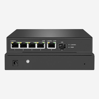 5 RJ45 Ports 2.5 Gigabit Managed Network PoE Switch With 45Gbps Switching Capacity And 9K Jumbo Frame
