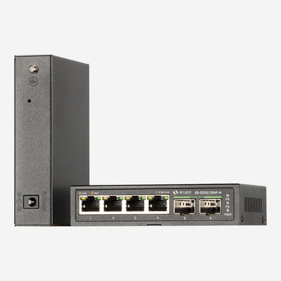 Desktop Mounting 2.5 Gigabit Ethernet Switch with External Power Supply and 2 10G SFP Ports