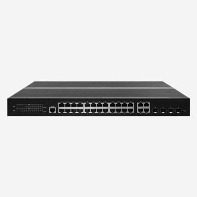 24 RJ45 And 4 Combo Gigabit Industrial Layer 2+ Managed Switch With 56Gbps Switching Capacity