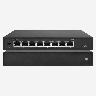 2.5 G 8 POE RJ45 Switch 50/60Hz Power Supply 5 Cable Network Media Max 100m For Network Infrastructure