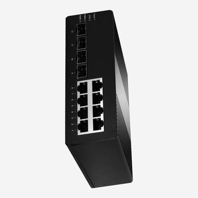 IP30 Industrial Gigabit Layer 2+ Managed Switches With 8 Ports And 4 SFP Fiber Ports