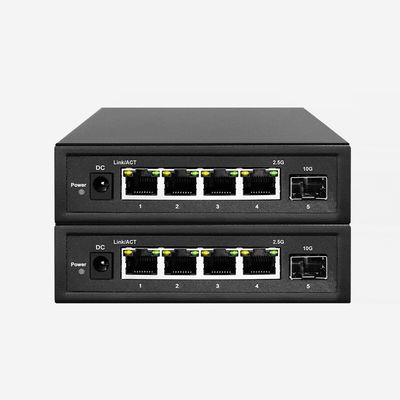 2.5Gbps PoE Switch 8K MAC Address Table Jumbo Frame 10KB With 1 10G SFP+ Uplink Port