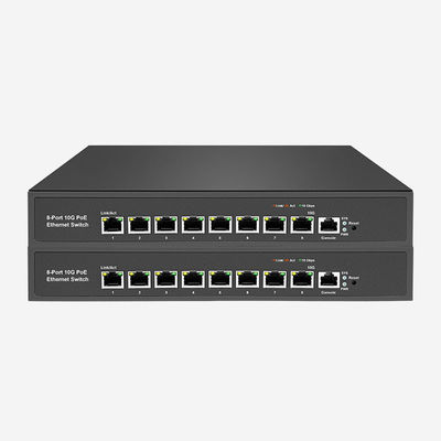 8 PoE RJ45 Layer 3 10gb Switch с поддержкой VLAN, RSTP/MSTP, ERPS Ring Network