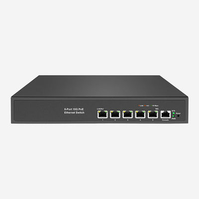 Скорость передачи данных с 10 ГБ PoE Ethernet Switch SSH безопасность, 5 10Gbps RJ45 порт