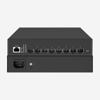 8 SFP + 10GB Ethernet Switch с стойкой и 160Gbps возможностью переключения для производительности и эффективности