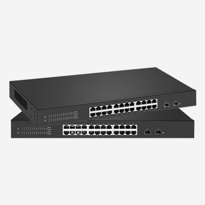 Upgrade Your Network With Gigabit Smart Switch 24 10/100/1000 Mbps RJ45 Ports Operating Temperature 0℃-45℃