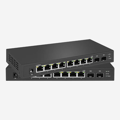 218 X 110 X 29 Mm Unmanaged 2.5 Gigabit Switch With LED Indicators Link/Act And 12V/2A DC Power Supply