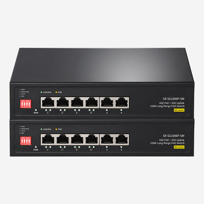 DIP Switch 6 портов Гигабитный неуправляемый коммутатор 12 Гбит/с Мощность коммутации Идеально подходит для B2B-поисковых потребностей